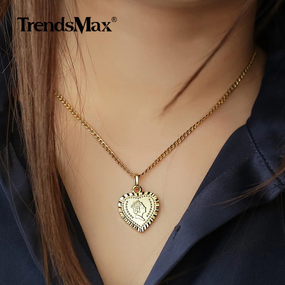 Heart shape on sale chain pendant