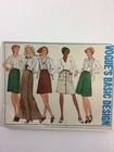 1973 Vogue 2931 VTG Sewing Pattern Basic Design Womens Skirts Size W 26.5 H 36