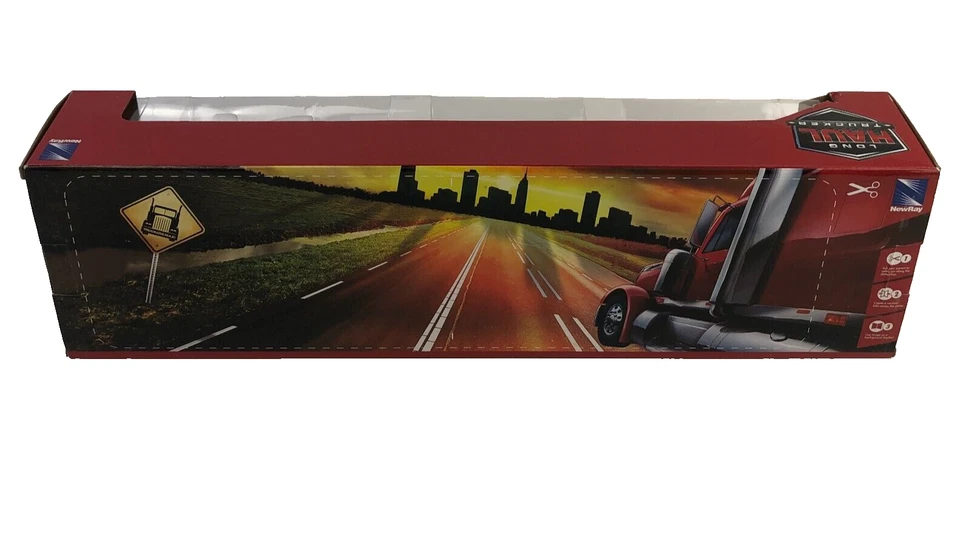 1:32 Die Cast Kenworth W900 Semi w/ Grain Hauler - Long Haul Truckers by New Ray - Image 4 of 4