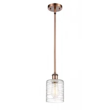 Innovations Ball Cobbleskill 9" LED Mini Pendant 1S, CP - 516-1S-AC-G1113-L-LED