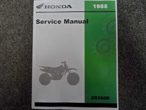 Manual De Taller De Reparación Y Servicio Honda XR350R XR 350R 1985 - Imagen 2 de 9