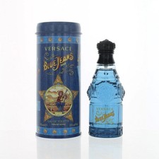 Blue Jeans 2.5 Oz Eau De Toilette Spray By Versace New In Box For Men