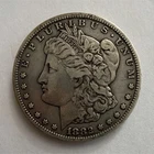 1882 Morgan Silver Dollar $1 San Francisco Business Strike Circulated Ungraded