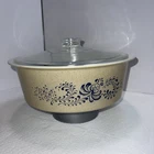 Vintage PYREX 664 Homestead 4 Qt Big Bertha Casserole Baking Dish With Lid RARE