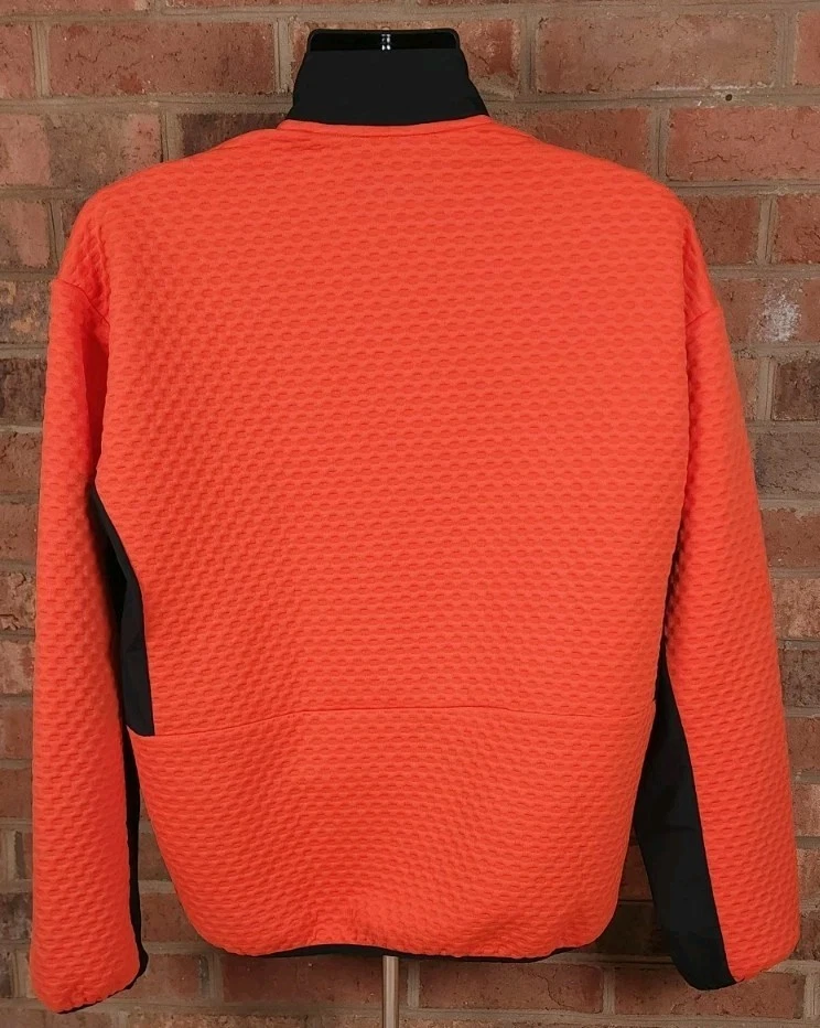 Adidas TERREX Utilitas Masculino Caminhada 1/4 Zíper Waffle Lã Impacto Laranja Grande - Imagem 4 de 4