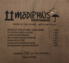 Mutant Chronicles: Siege of the Citadel DARK LEGION Pledge & Add-ons Bundle