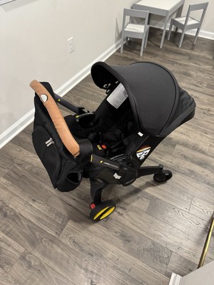 Doona+ Convertible Stroller w/ Accessories & Car Base   Black | Used With Bag