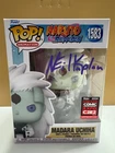 SIGNED Funko Pop! NARUTO MADARA UCHIHA #1583 COA AUTHENTICATED Free Ship
