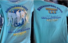 Backstreet Boys At Sphere Las Vegas 2025 light blue t-shirt QT3522
