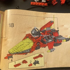 Vintage 90s Lego 6923 M-tron Space Particle Ionizer Incomplete Set