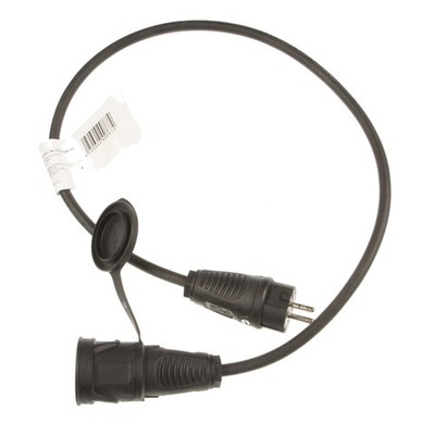 Verlängerungskabel 1m 16A 3x1,5mm² Power Extension Cord Stromkabel Schuko
