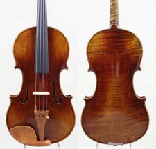 1 Stück Rückseite! Kopie von Stradivari 4/4 Violine M8615 Meisterton stark weich reich