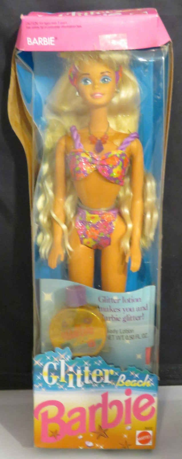 1992 Mattel Glitter Beach Barbie Doll #4920 NIB Vintage