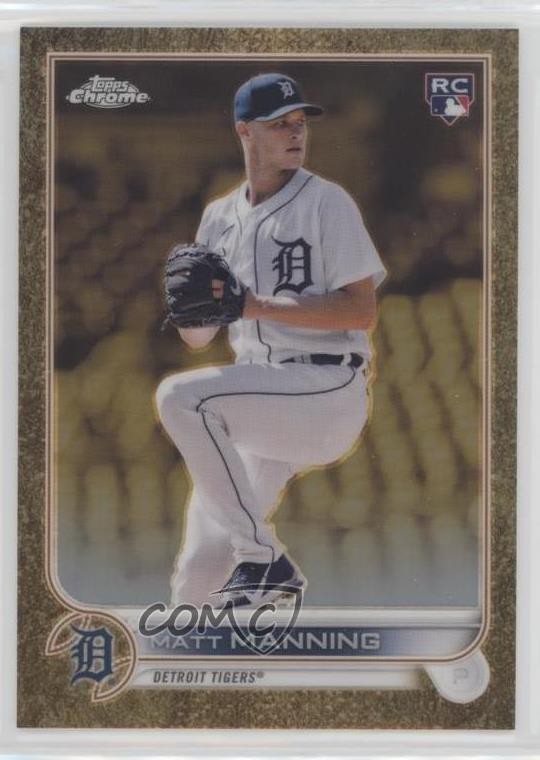 2022 Topps Gilded Collection 66/99 Matt Manning #101 Rookie RC e2z
