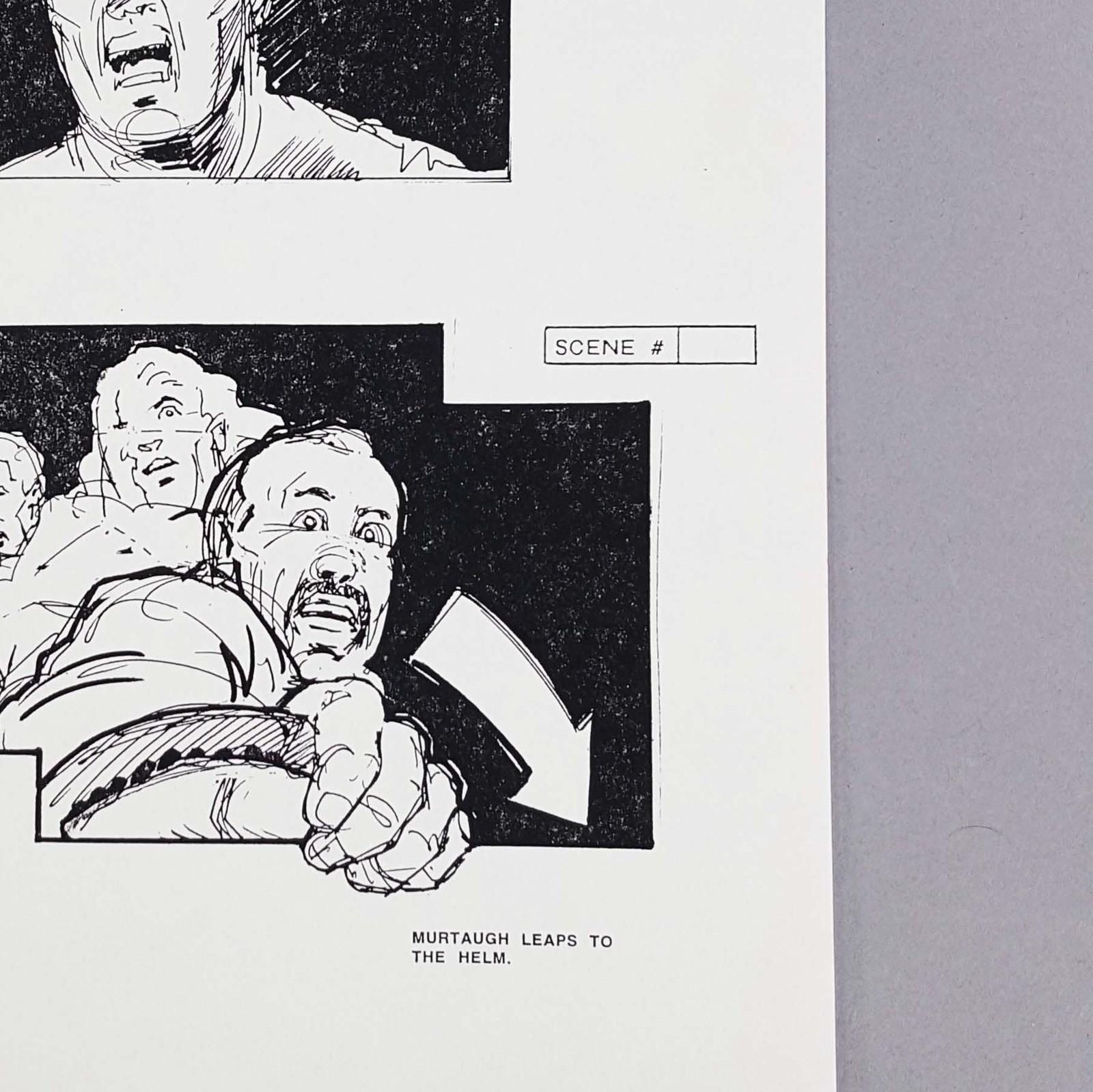 Image 9 of Lethal Weapon 4 Storyboard Joe Pesci Leo Getz Screaming Boat Fight Scene