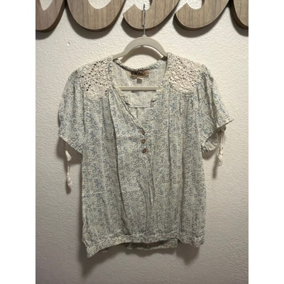 #ad VAC Floral Blouse XL $30.00
