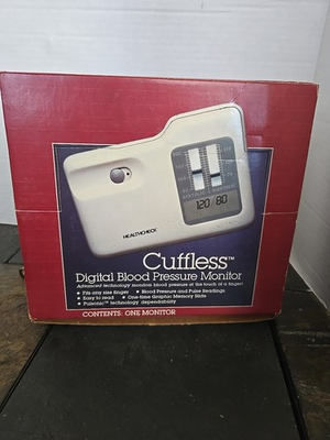 #ad VINTAGE Healthcheck Cuffless Digital Blood Pressure Monitor Not Tested $40.00