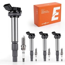 Ignition Coil Pack Iridium Spark Plugs Kit Set of 4 Fit for Toyota 2009-2015 C