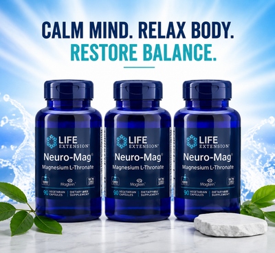 #ad 3 PACK Neuro Mag Magnesium L Threonate from 2000 mg Magtein Life Extension US $21.21