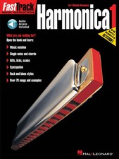 FastTrack Harmonica Method 1 Learn How to Play Beginner Harp Book Online Audio