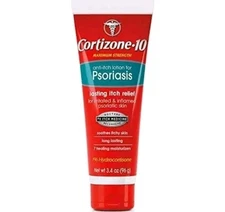 Cortizone 10 PSORIASIS Anti-Itch Lotion Lasting Itch Relief EXP 6/2026 3.4oz