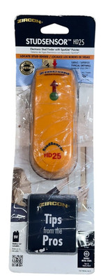 Zircon Stud Finder StudSensor Edge-Finding HD25 Wall Wood & Metal Stud Finders