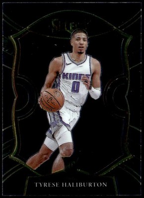 2020-21 Panini Select #72 Tyrese Haliburton Blue Rookie E1
