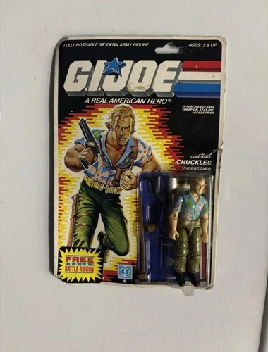 1986 Hasbro G.I.Joe "Chuckles" Undercover Action Figure NIP