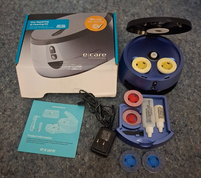 Monoprice eCare Disc Repair Cleaning Kit MPS-7189 DVD Blu-Ray CD Scratch Remover