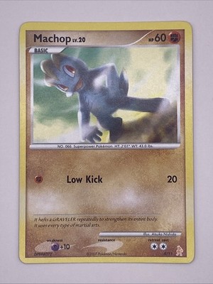 Machop DP Trainer Kit: Lucario 5/11 Pokémon Card
