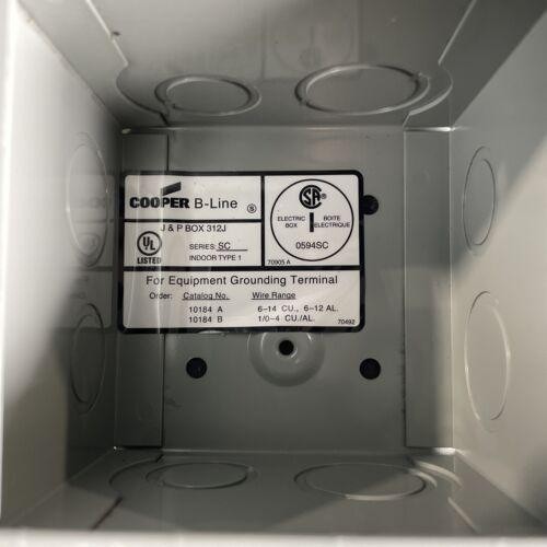 Cooper B-Line J&P Box Series SC Indoor Wall Mount Enclosure Type 1 312J ...