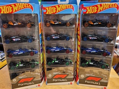 Hot Wheels Formula 1    5-Pack 1: 64 F1 Race Team Cars FREE SHIPPING!   