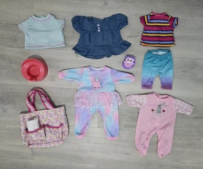 PUPPENKLEIDUNG & ZUBEHÖR KONVOLUT Baby TINY TREASURES Wickeltasche TÖPFCHEN 