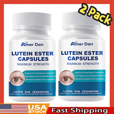  2 Pack Eye Health 240 Capsules, Lutein Zeaxanthin, Vision Health, Eye Support