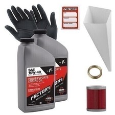 Factory Racing Parts10W-40 2qt Oil Change Kit For Kawasaki KLX125A/B 2003-2006 59.98 per gallon