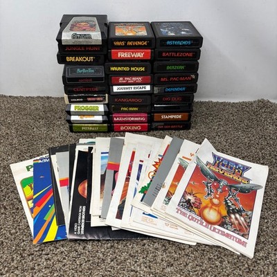 Atari 2600 Game Lot With Manuals Choose Your Own Games Build Your Own Lot