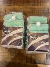 GOODY 20 Count SMALL Green Foam Rollers Hair Curlers 2 Packs 2002 New USA