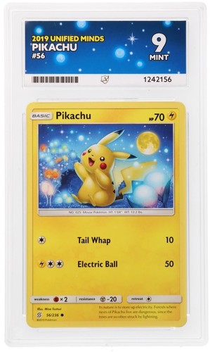 Pikachu graded ACE 9 for sale on eBay