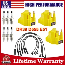 3x DR39 Ignition Coil & 6x Spark Plug & Wire Set For Buick Lucerne V6 3.8L 96-08