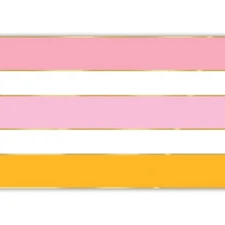 Disposable Paper Table Runner, 25' L x 18" W, Cabana Stripe