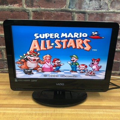 2009 Vizio VA19L HDTV10T 19'' LCD TV for Retro Gaming 720p - S-Video Component