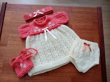 Hand Knitted Dolls Clothes To Fit 15"-18" Doll CPK/REBORN /BERENGUER/TEDDY etc