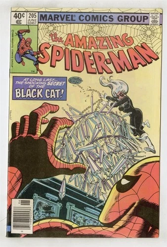 Amazing Spider-Man #205 VF 8.0 white pages  Marvel  1980  No Reserve