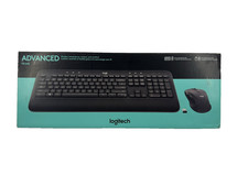 Logitech MK545 Advanced Keyboard Full Size Wireless Mouse Dongle
