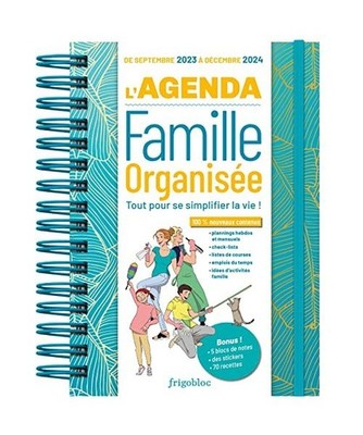 Agenda 2024 de la famille organisée ! [de sept. 2023 à déc. 2024]