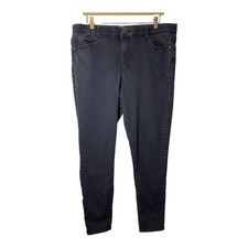 Wit  Wisdom Black Jeans 16 Womens Ab Solution Skinny High Rise