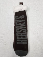 BRAND NEW Hershey's Sherpa lined Gripper Socks Novelty Warm Fuzzy Non-Slip