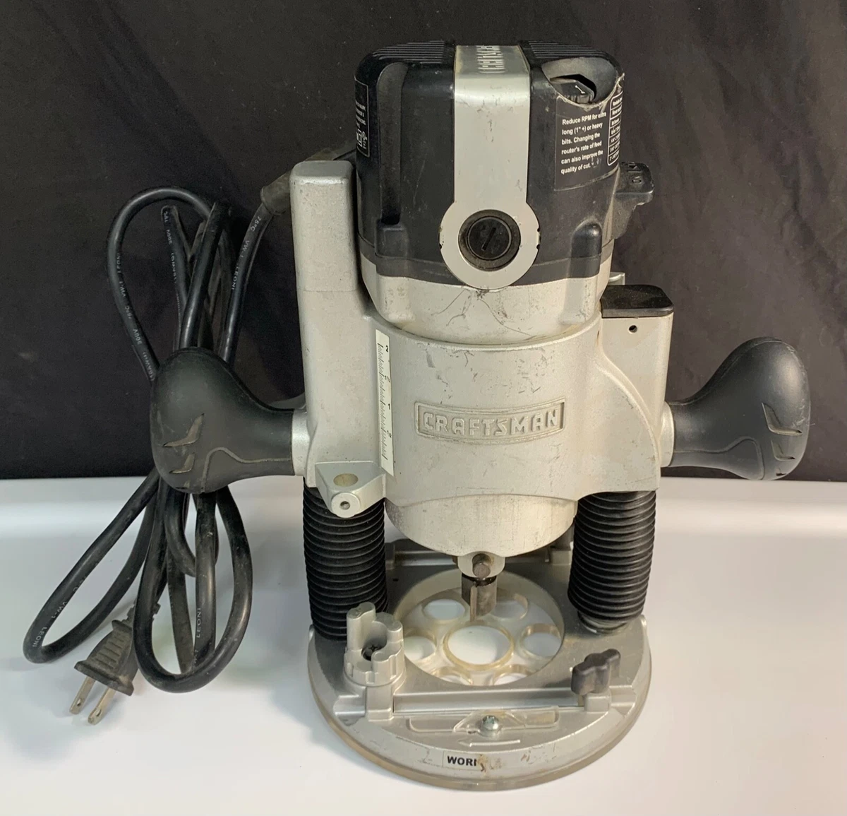 RARE CRAFTSMAN VARIABLE SPEED COMBO ROUTER Model 320.17543 eBay