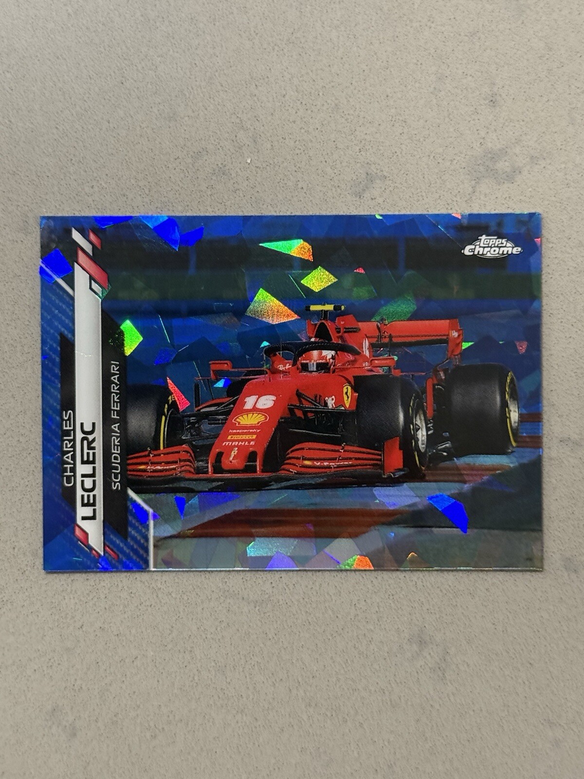 2020 Topps Chrome Sapphire Formula 1 Charles Leclerc #24 Scuderia Ferrari F1