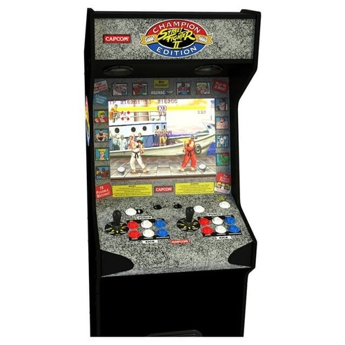 Máquina de videojuegos arcade gabinete de pie de lujo Arcade1Up Street Fighter II 5 - Imagen 2 de 24